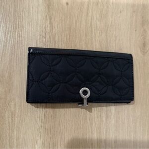 Vera Bradley Black Quilted Clutch